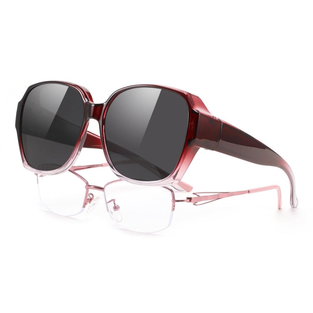 FEISEDY Sunglasses Over Large UV UV B1114 Glasses, Size, Women's, Protection, Rays,