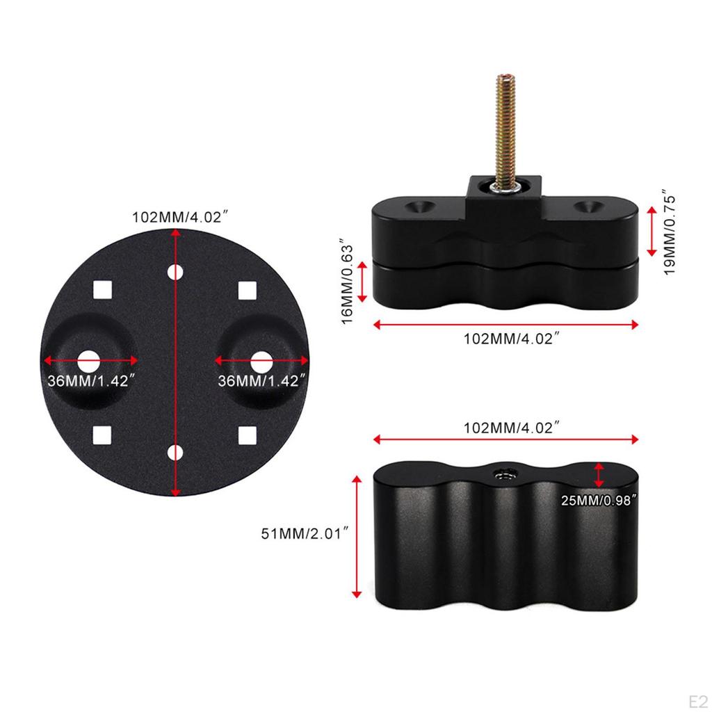 Occ071bk Pack Mount Lock Black Professional Spare Parts Aluminum Water Gas Can Mounts for .5