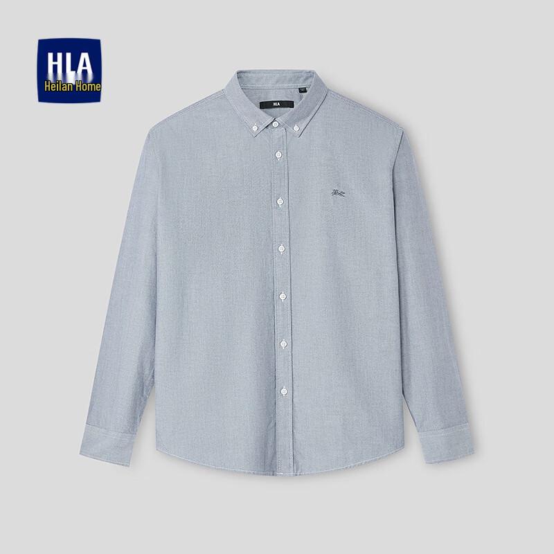 Men s Long Sleeve 100% Cotton Oxford Shirt 40