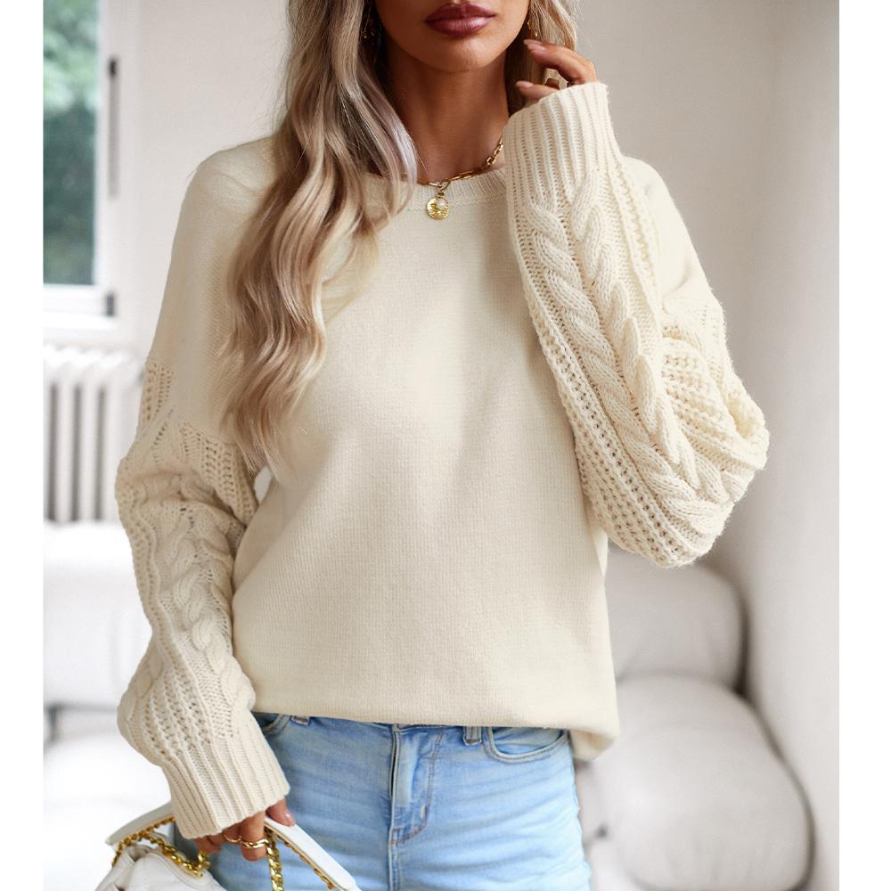 Cable Knit Soft Warm Womens Sweaters Buy Women Sweater O Neck