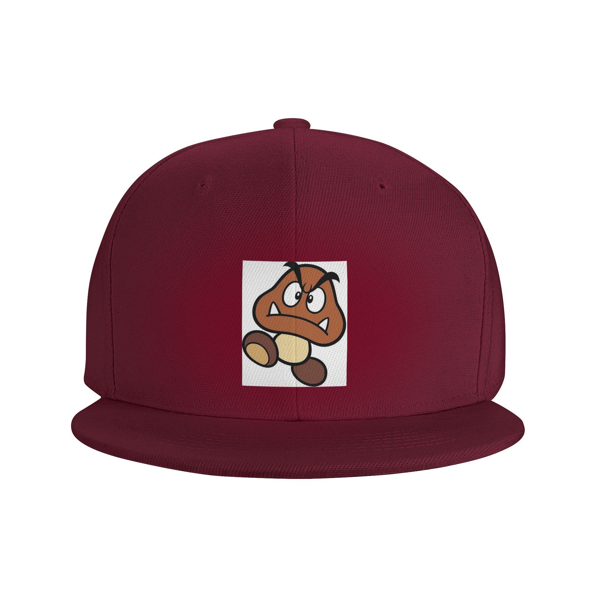 

Cartoon Game Goomba Face Baseball Caps Snapback Fashion Baseball Hats Breathable Casual Casquette Outdoor for Unisex One Size