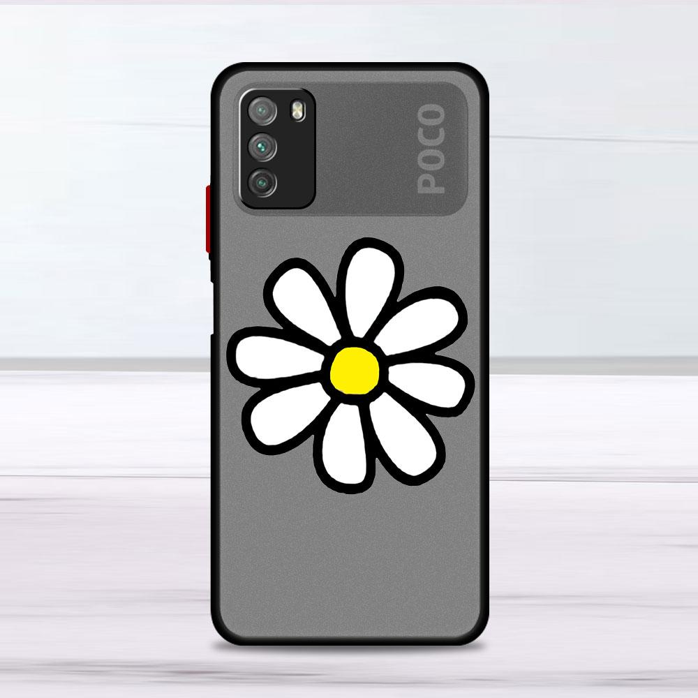 Blumen Herz Hülle Für Xiaomi Mi Poco X3 NFC M3 11 10 12 9T 11T 10T Pro Note 10 Lite Matte Harte Handyhüllen