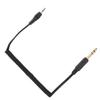 6.35mm To 3.5mm Coiled Cable Gold Plated Retractable Plug and Play Portable Sound Adapter Cable for PC Laptop MP3