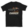 1968 Charger Classic Muscle Car T-Shirt Vintage Retro Auto Tee Gift for Men