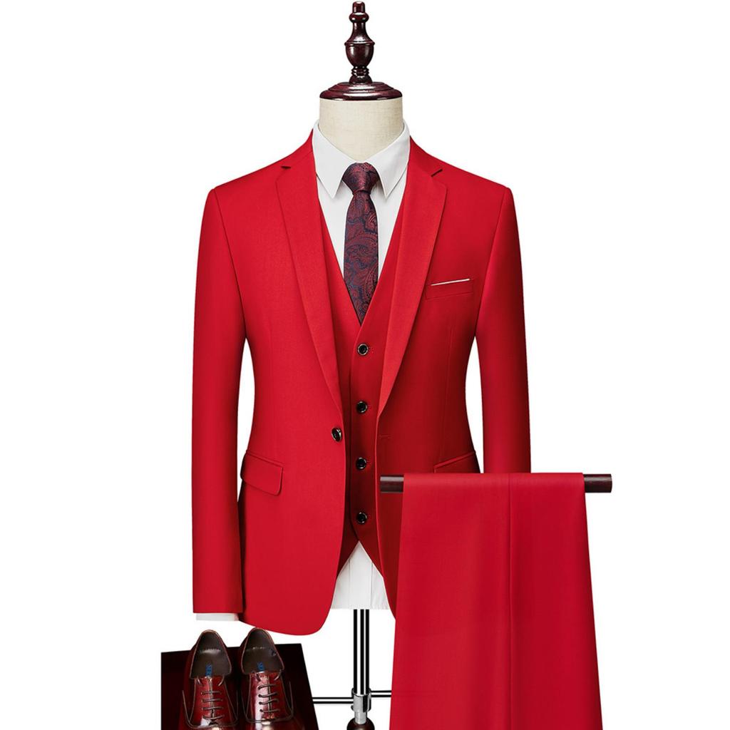 Herrenbekleidung Herren Business Casual Anzug Anzug Hochzeit Bräutigam Anzug Dreiteiliger Anzug Anzüge und Blazer