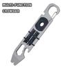 EDC Multifunction Crowbar Double-sided Ratchet Wrench Outer Hexagonal Wrench 6#7#8#10# Bottle Opener 4mm Bicycle Spoke Wrench