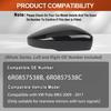 Car Left/ Right Side Door Wing Rearview Mirror Cover Caps Decoration For  VW Polo MK5 2009 - 2017 6R0857537B, 6R0857537C