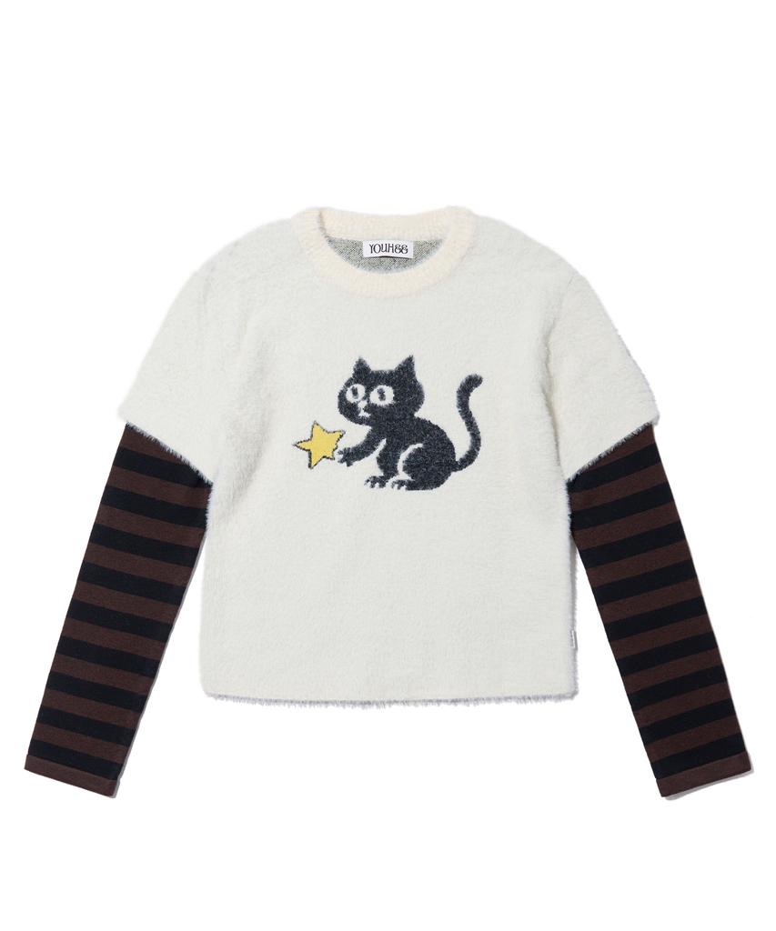YOUHEE Youheetic Layered Knit Ivory