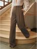 2026 New Fashion Loose Women Long Pants Autumn and Winter New Straight Mopping Drape Suit Pants Casual Commuter High Waisted Trousers