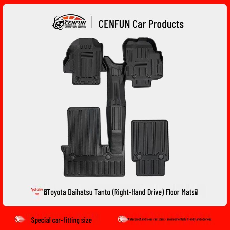 

Right-Hand Drive TPE Floor Mats for Toyota Daihatsu Tanto/SIENTA NCP 170/10 Series
