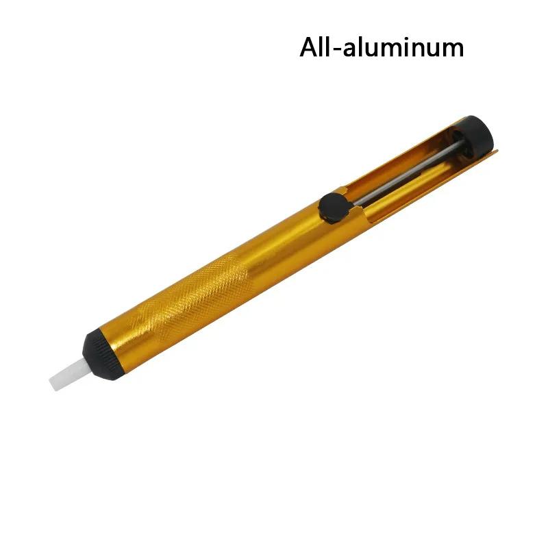 Aluminum Metal Desoldering Pump Suction Tin Gun Solder Sucker Pen Vacuum Soldering Removal Tool Iron Desolder Hand Welding Tool