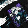 Gojo Satoru T-Shirt Jujutsu Kaisen Sukuna Megumi Itadori Horror Shirt All Size
