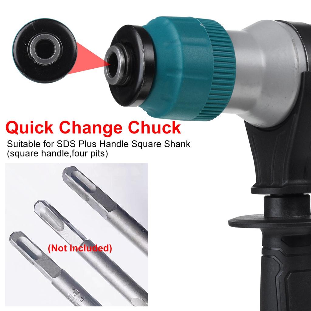 2-IN-1 Rechargeable Brushless Cordless Electric Rotary Hammer Impact Drill 1300W Power Tool For 18V Battery 4200RPM