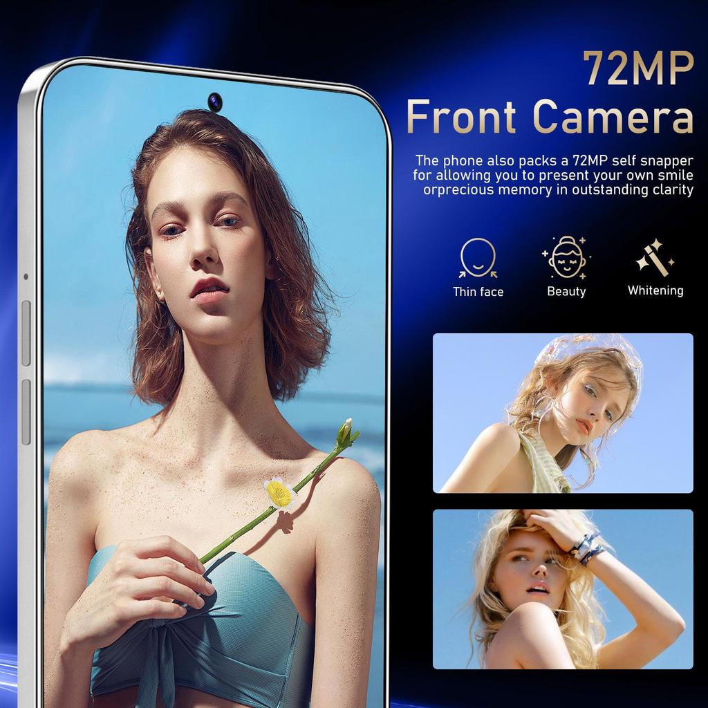 Model S25 7.3-inch Full Screen Smartphone with 16GB+1TB Storage