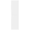 Vidaxl Wardrobe, White, 80X50X200 Cm, Wood-Based Material
