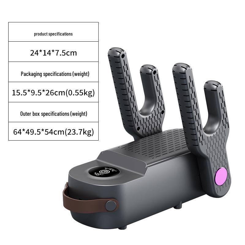 Portable Smart Shoe Dryer & Warmer: Foldable, Easy-to-Store Household Heating Solution.