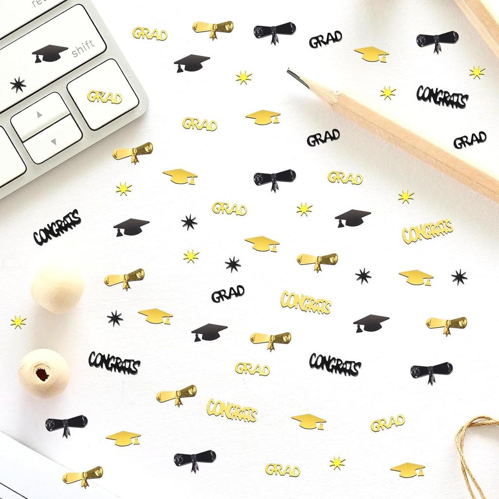 1bag Graduation Season Theme Sequin Confetti Congrats Grad  Table Scatter for Congratulation Graduation Party Decoration