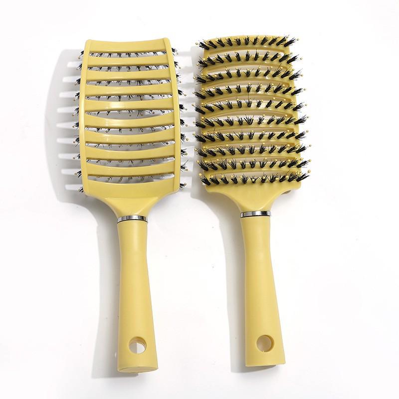 Arc-Shaped Fluffy Massage Comb for Curly & Straight Hair Styling