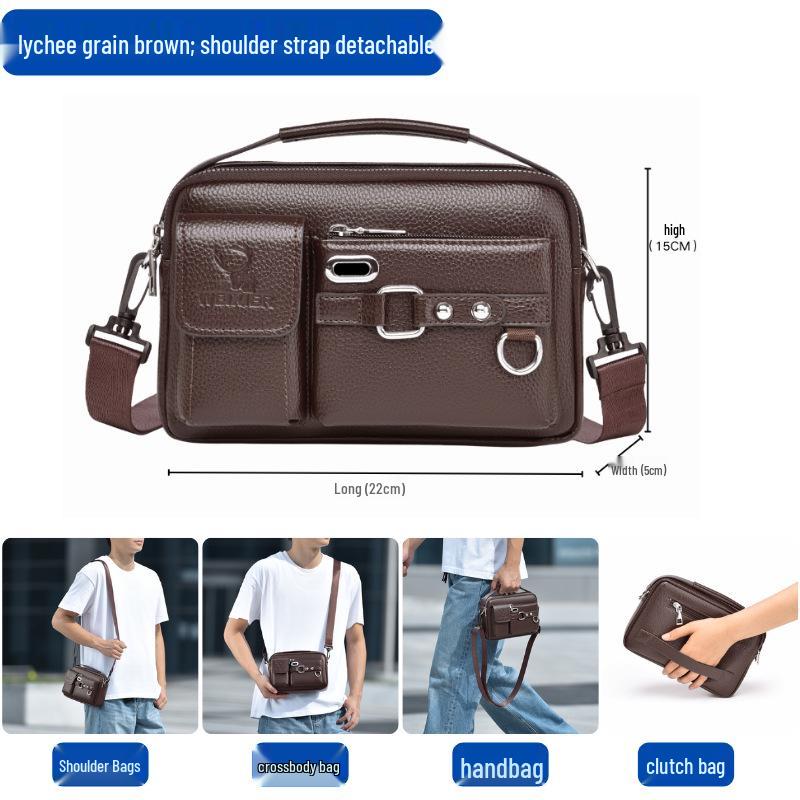 

Мужская сумка-мессенджер бизнес-класса для поездок на работу и обратно