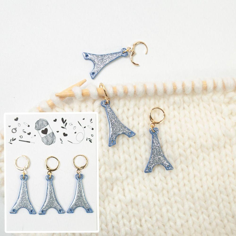 Přívěsky Pletení Háčkování Stitch Marker Nástroje pro ruční značkování Kovové háčkování Latch Pletací nástroje