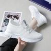 Damen Freizeitschuhe Mode Atmungsaktiv Walking Mesh Flache Schuhe Frau Weiße Sneaker Damen Tenis Feminino Damenschuhe