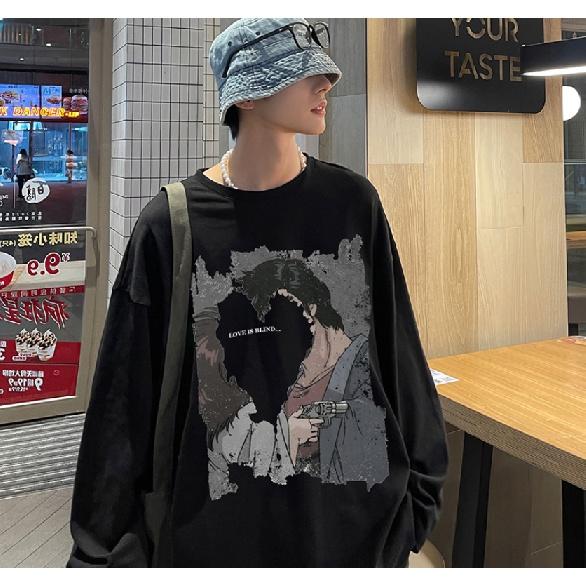 Men T-Shirts Letter Graphic Print Fashion Brand Tees for Men Men Clothing Casual Tee Man Summer Korean Retro