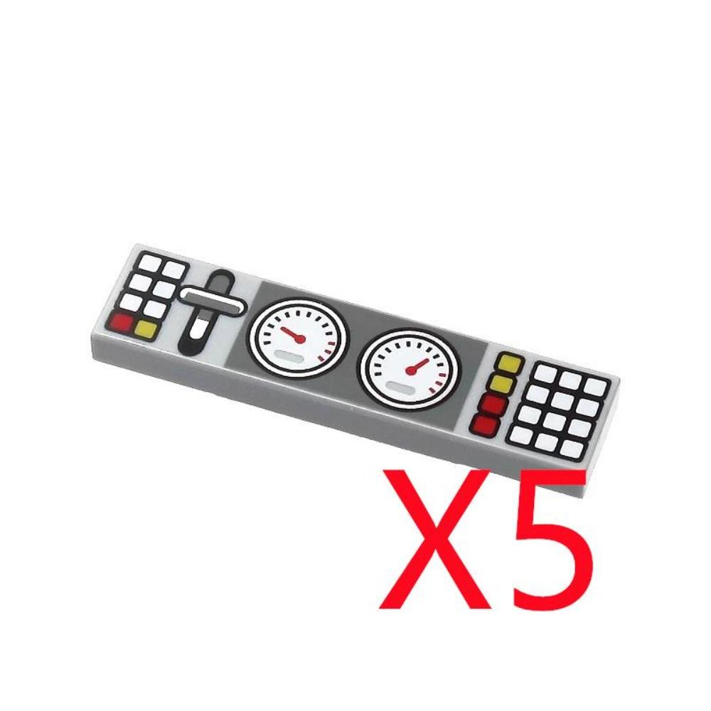 City Building Blocks Accessories Dashboard Audio Computer Control Center Radar Keyboard Mobile Phone Model Mini Brick Toy R054