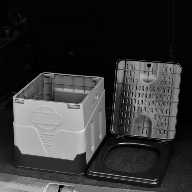 Toilette Pliante avec Couvercle Voiture Bateau Potty Portable pour Camping Randonnée Plage Embouteillage Voyage d'Urgence Voyage en Autonomie