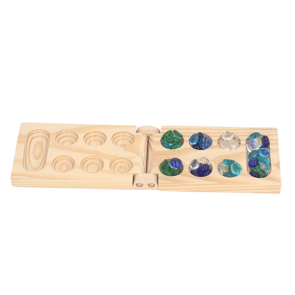 Folding African Stone Game Wooden Intellectual Logic Thinking Training Parent Child Interaction