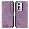 For Realme C71 4G Stand Case Imprinted Lines Leather Phone Cover