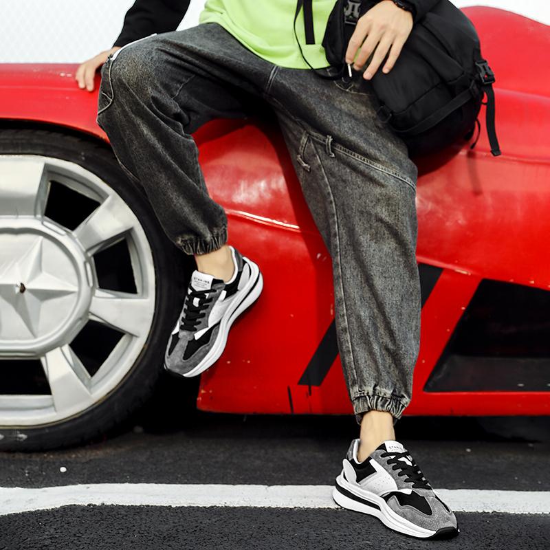 Men Shoes Casual Sneakers Fashion Breathable Running Shoes Air Cushion Outdoor Trainer Sports Shoes Walking Male Sneakers