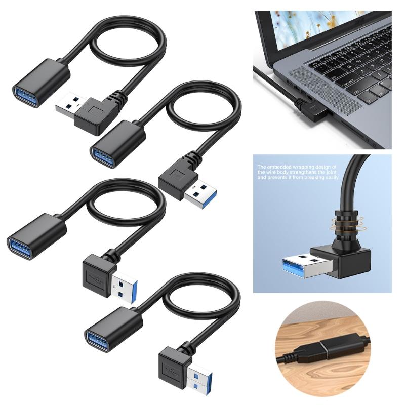 USB 3.0 Extension Cable USB Cable High Speed 3.0 USB Extender Cord Male To Female Data Transfer 5Gbps for Mouse