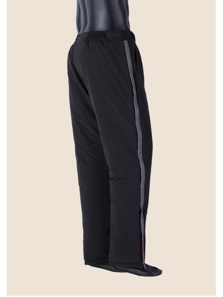 Herren Wasserdichte Winter Baumwollhose mit Doppelreißverschluss - Schnellverschluss, Lockere Passform, Plus Samt, Warm für Outdoor und Angeln.