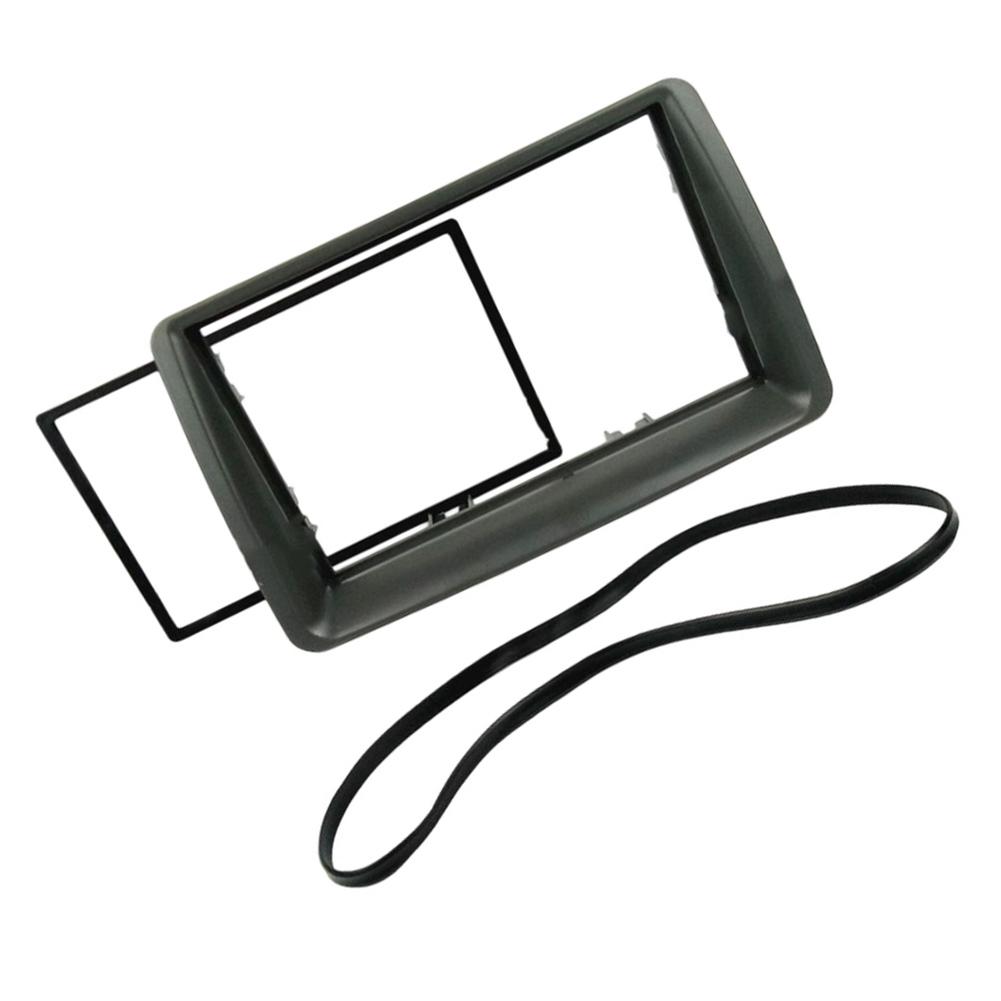 Stereo Trim Kit 2 DIN Fascia For Car Stereo Installation ABS Construction Easy Installation For Fiat Panda 169 2003-2012