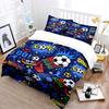 Cool Soccer-Themed Pattern Bedding Set For Kids Luxury Gift 3Pcs Digital Print Comforter Set Soft Comfortable Breathable