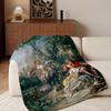 Artist F-Francois B-Boucher Throw Flannel Throw Blanket, Lightweight Cozy, Durable Washable cute Cool