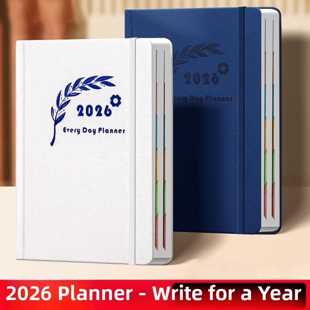 Wear-resistant 2026 Schedule Planner Notepad 12 Months To-do List Notebook  Student