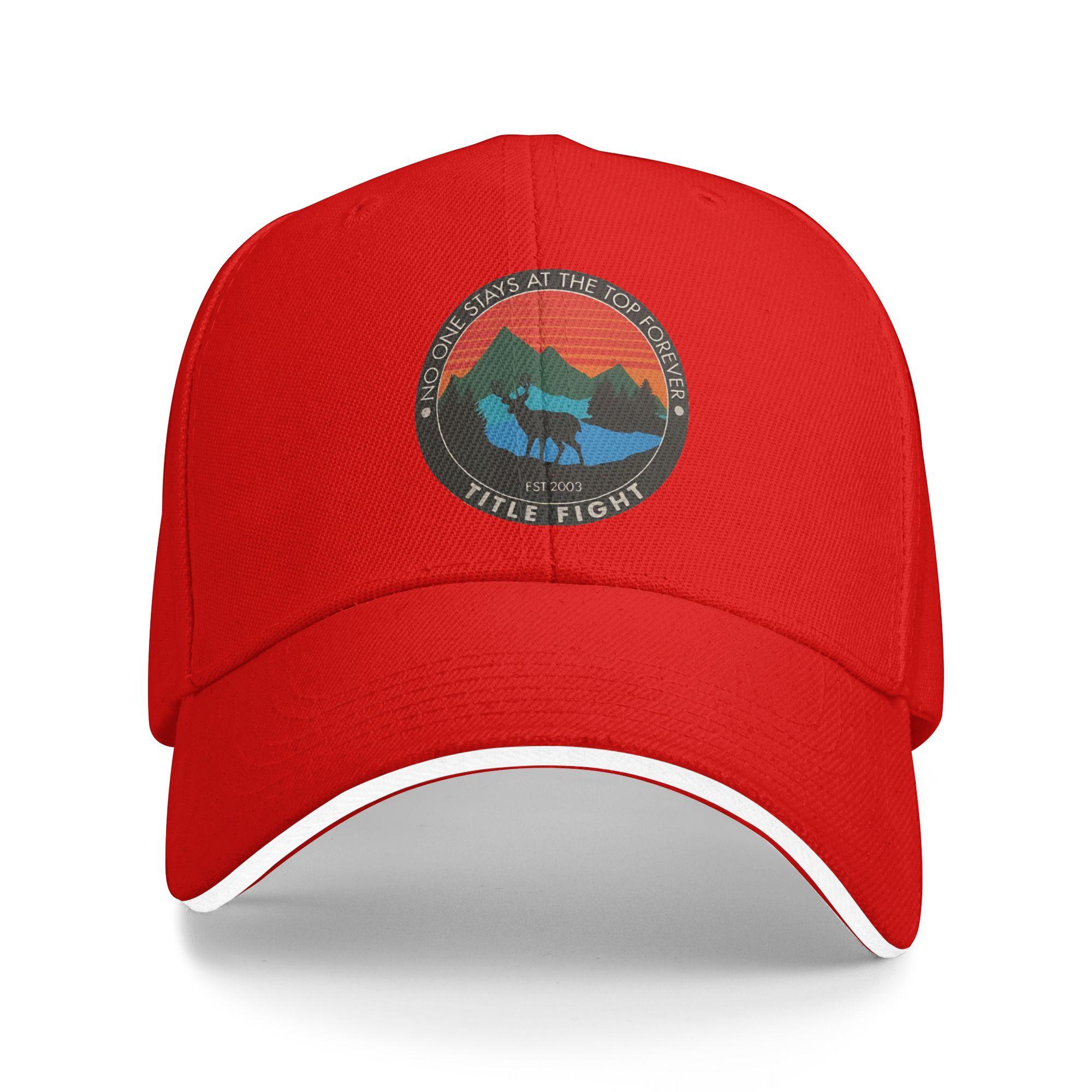 Title Fight Band Baseball Cap  Casual Trucker Hat Summer Men Adult Outdoor Sport Snapback Cap One Size