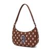 Mlb Classic Monogram Jacquard Hobo Bag B (D.Brown)