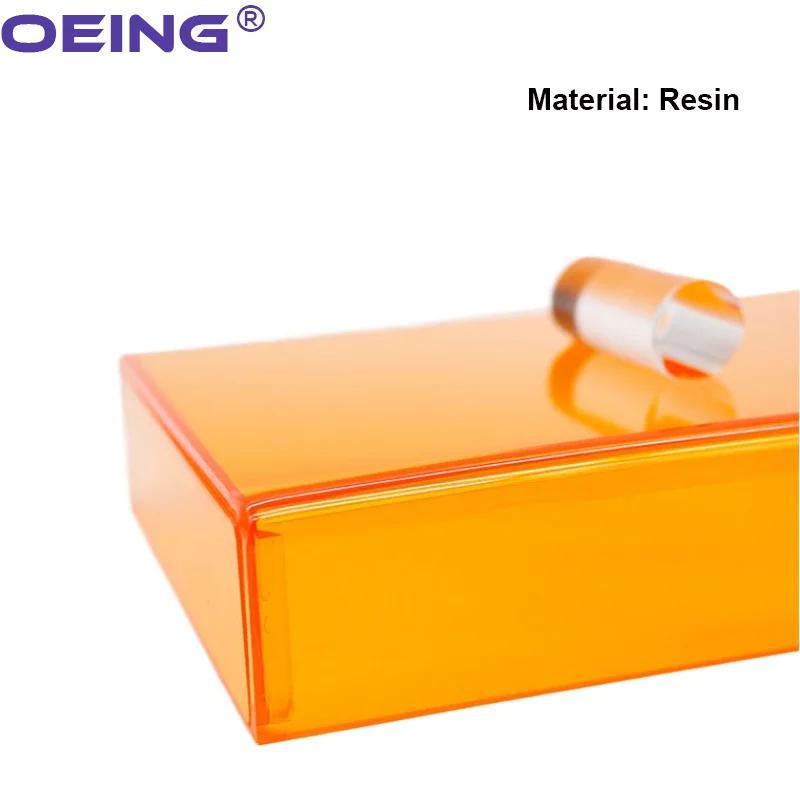 Dental Resin Shading Box Plastic Shade Cover Oral Light-Proof Aesthetic Protective Cover Dentistry Storage Case Dentist Tools