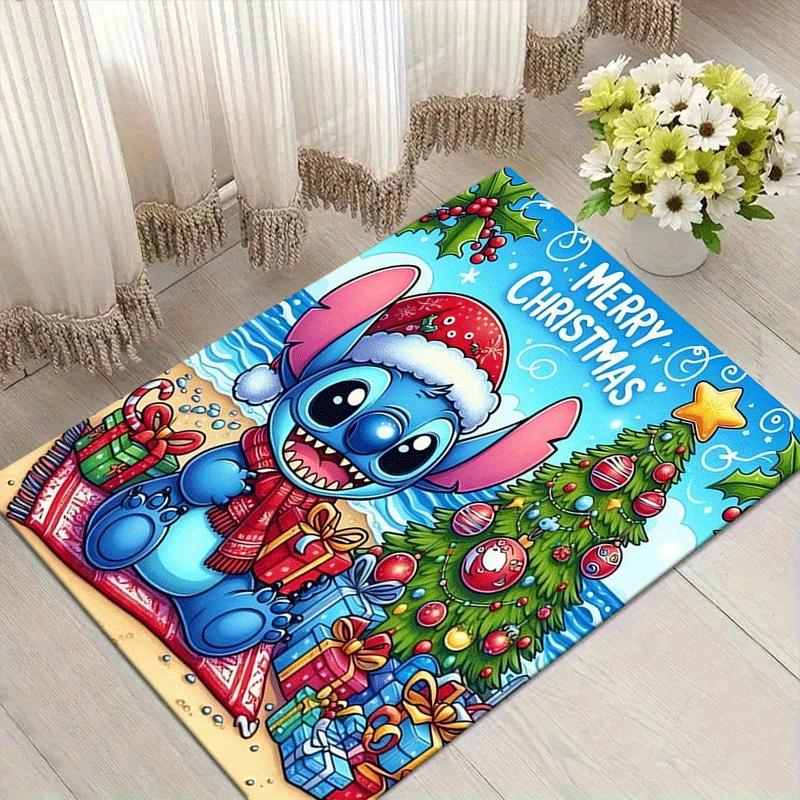 

1pc Stitch Pattern Area Rug Soft Flannel Floor Mat for Living Room,Office,Bedroom and Carpet 60cm by 90cm