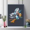 Danger Mouse 100% Round Full Drill 5D DIY Diamond Painting Embroidery Cross Stitch Rhinestone Décor