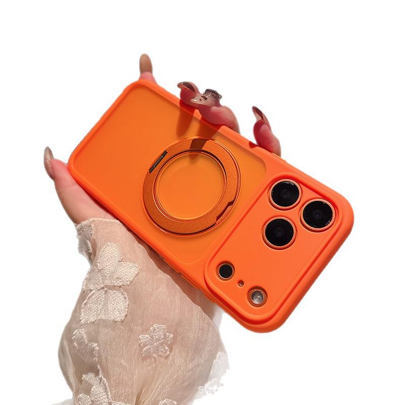 360° Rotating Stand iPhone 17 Pro Max Matte Drop-Proof Case 17