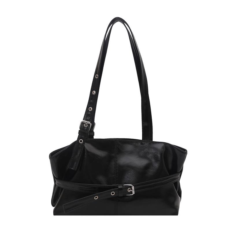 Korean-Style Underarm Tote Bag - Large Capacity, Versatile Design for Autumn/Winter 