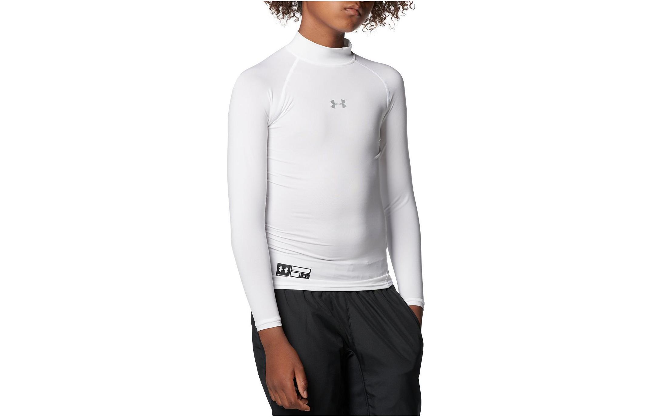Under Armour T Shirt White Kids 1358651-100 YM
