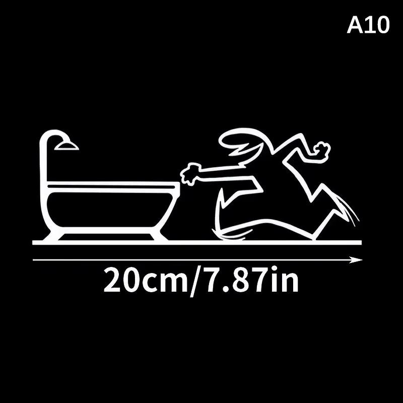 La Linea Line Art Wall Sticker Minimalist Self-Adhesive Waterproof Decal For Walls, Doors, Glass, Cars Home And Car Decoration