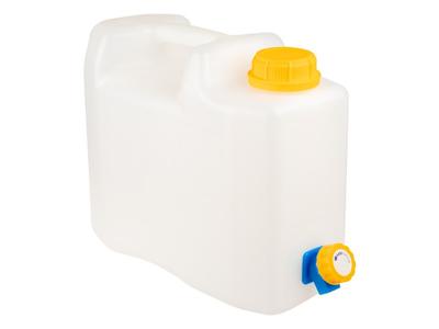 5L Wasserkanister mit Kunststoffventil, Trinkwasserzertifikat