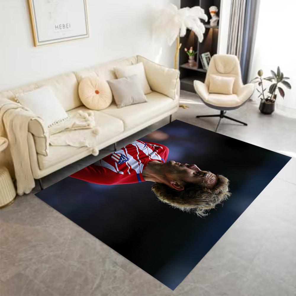 Atletico Madrid Player Floor Rug Office Rug Design for Kitchen Foyer Dining Room Dormitory Anti-slip Rug Decorate Offices Gift for Festivals