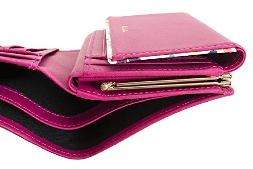 Paul Smith Bifold Wallet with Pink Women's Clasp, (pwd514-24)