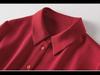 Women's Elegant Silk Commuting Shirt, Solid Color, Three-Quarter Sleeves, Mulberry Silk Top